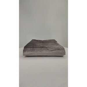 Quince Home Luster Velvet Room Darkening Curtain Silver 48X108